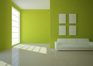 green interior